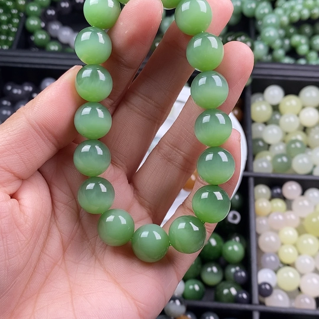 和田玉（碧玉）未镶嵌珠宝半成品