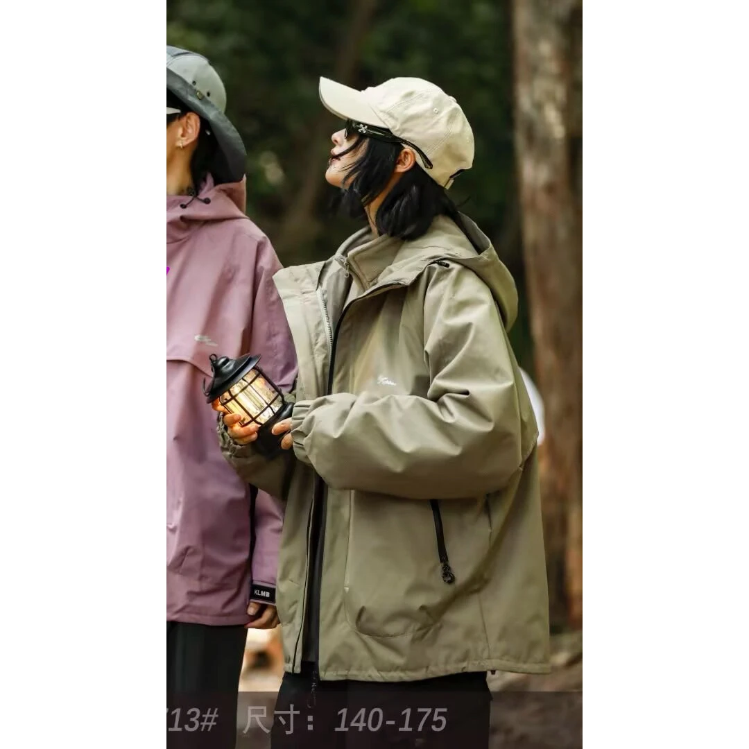 11713高端潮流时尚百搭可脱卸冲锋衣休闲外套A10-1-3