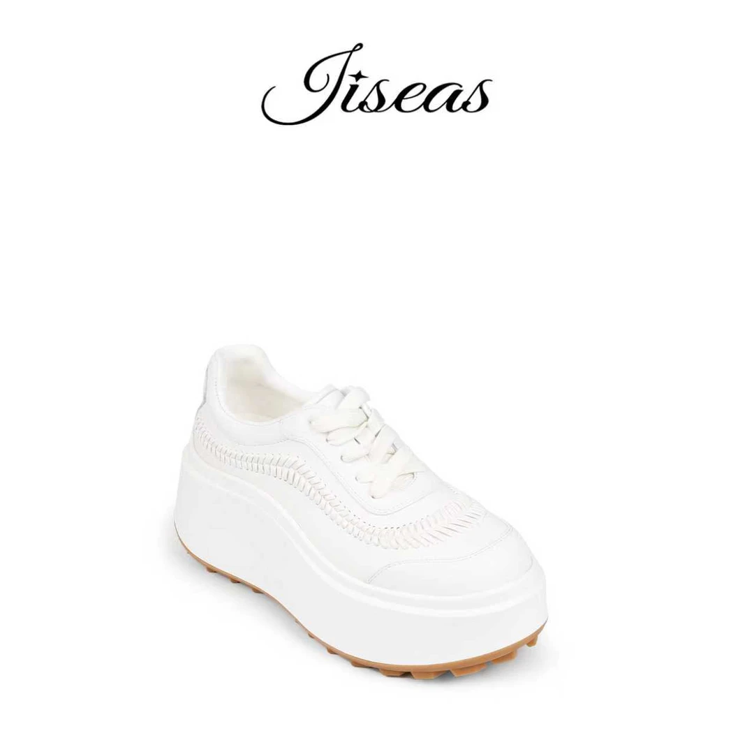 厚底运动鞋2025新款真皮时尚百搭休闲鞋15A3122