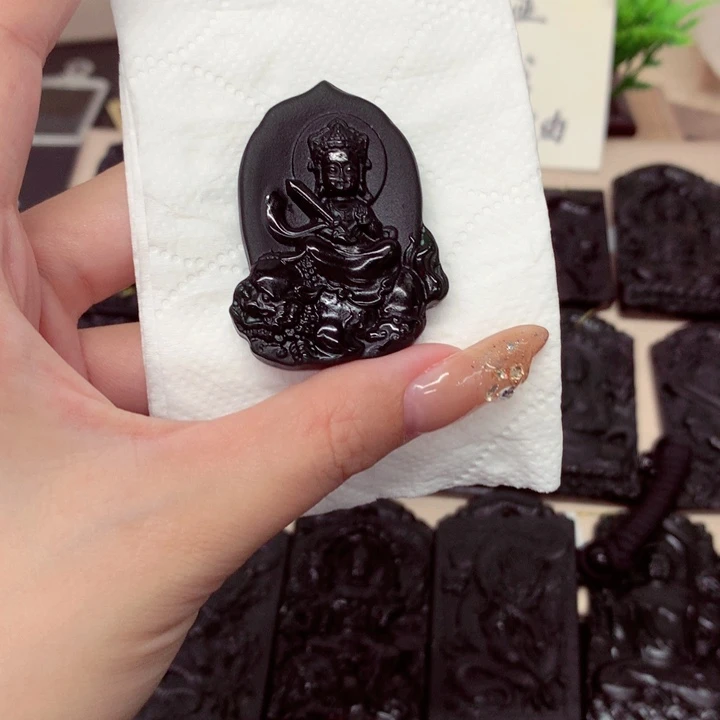 沐*天然a货钢琴黑挂件