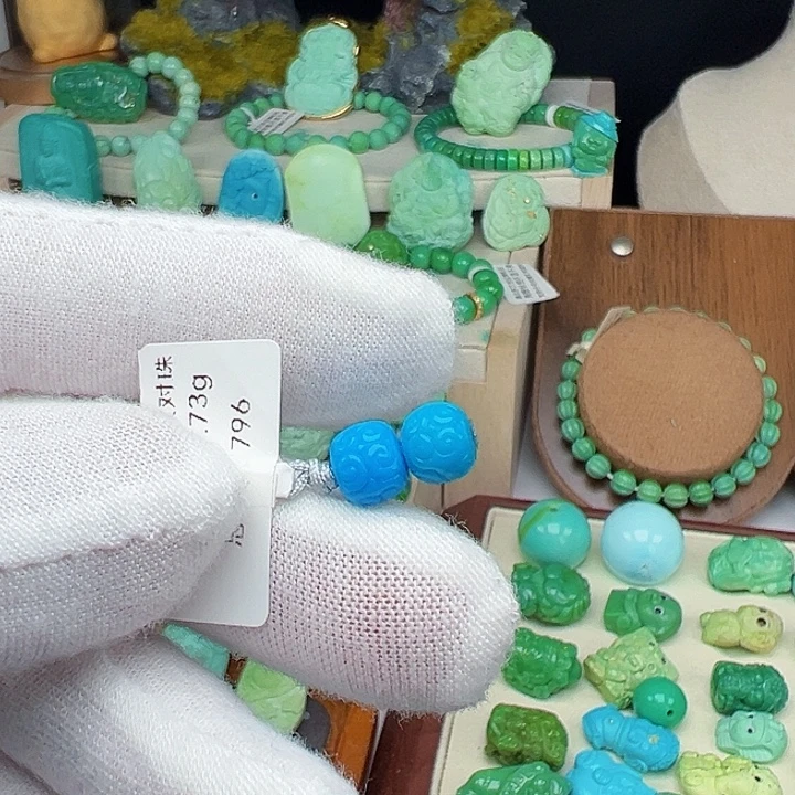 绿松石未镶嵌主播夏