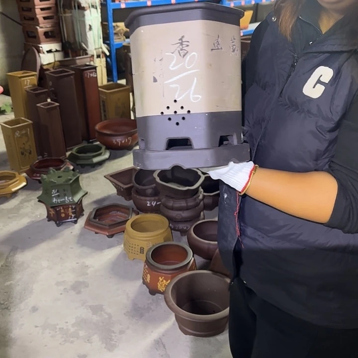 紫砂花盆这是我的