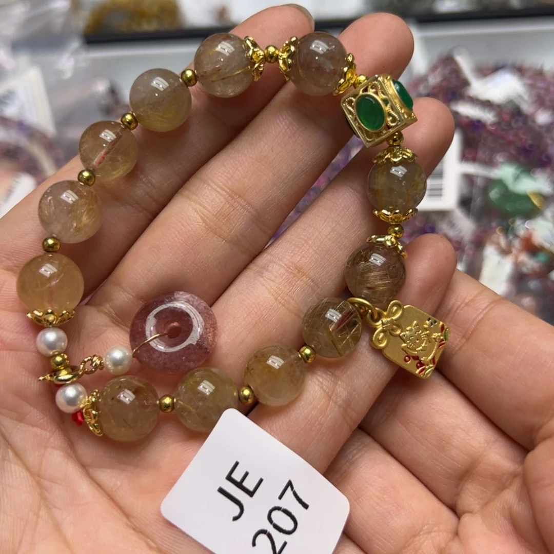 依***)水晶手链未镶嵌手串