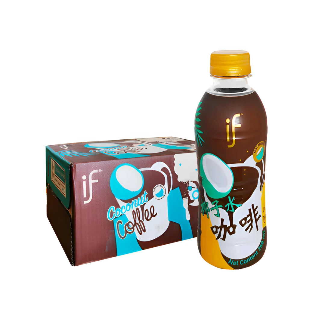 if椰汁咖啡268ml*24瓶/箱保质期到25年6月夏日必备饮品咖啡同城送