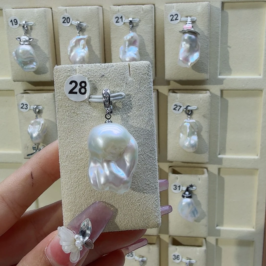 合金淡水珍珠项链