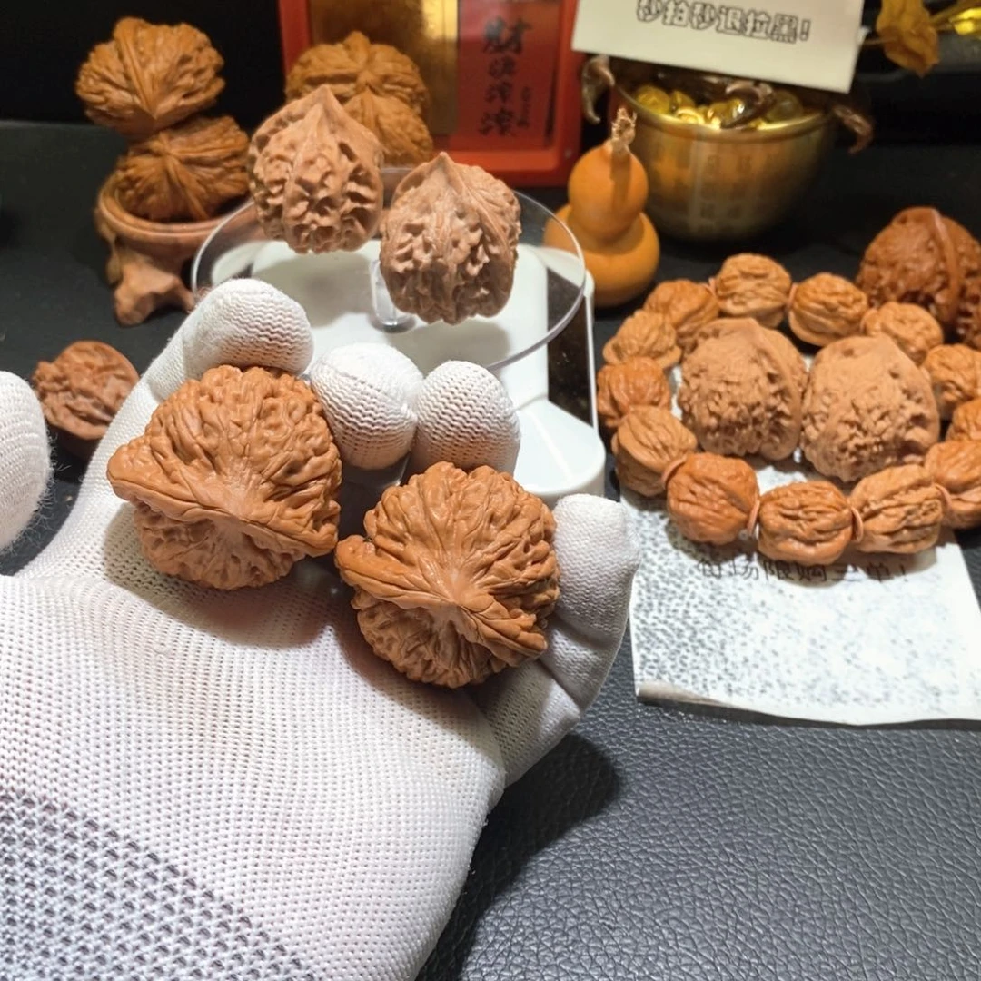 文玩核桃把件0580莲花40（全）
