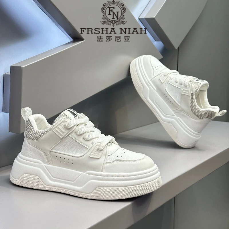 法莎尼亚潮流高帮板鞋男鞋秋冬款底软底舒适休闲鞋时尚百搭运动鞋