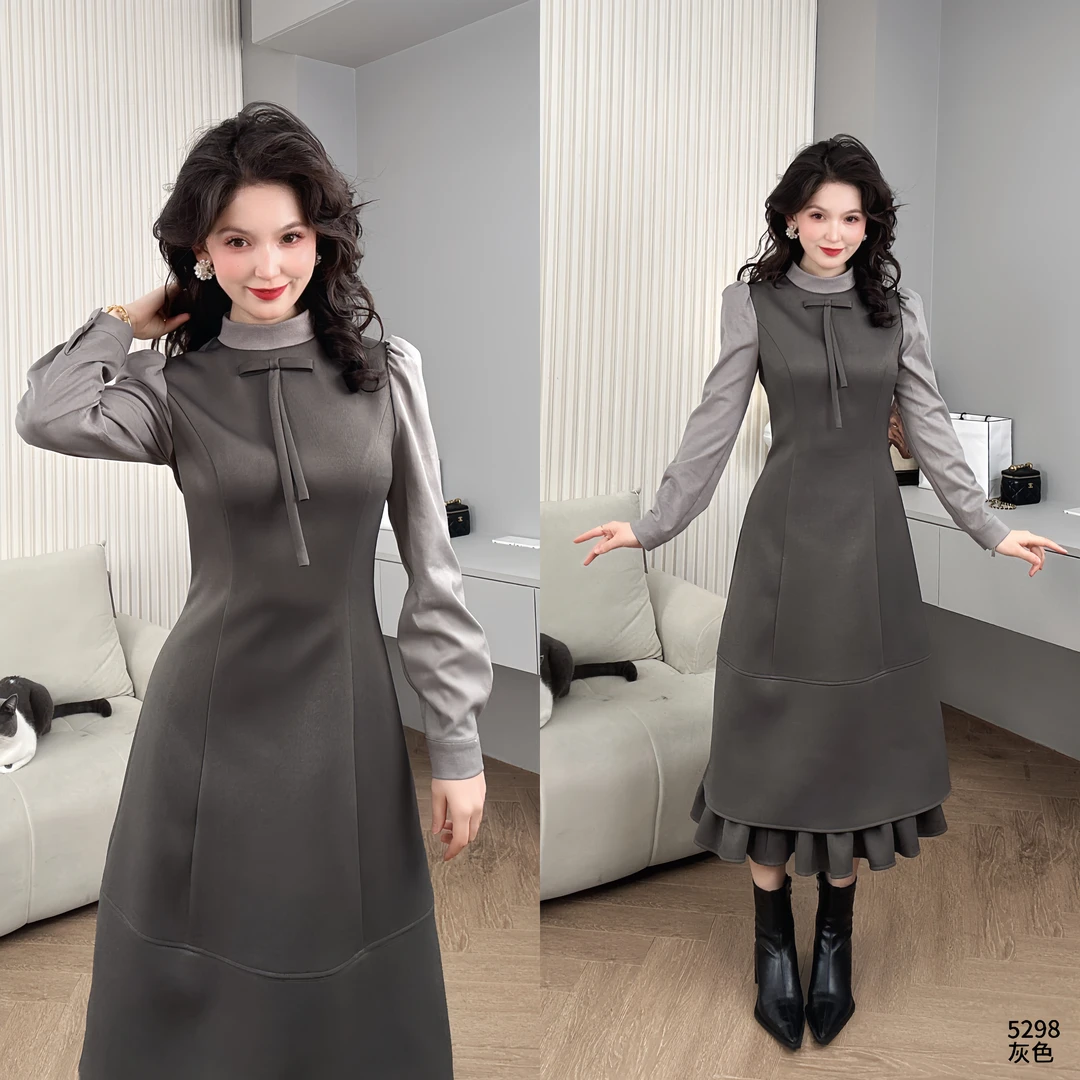 Saeda品牌女装新款气质高级感内搭长裙YF5298