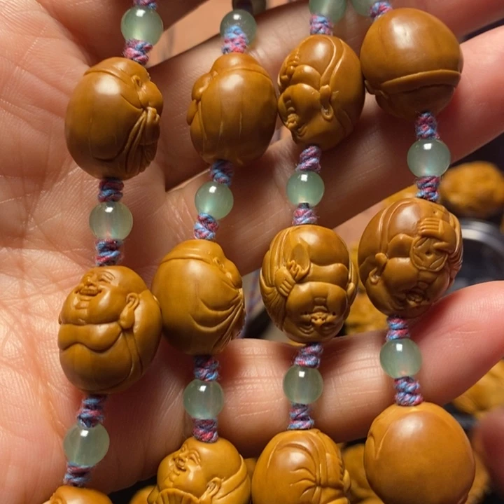 橄榄核手串/手链幸****?财迷脖挂