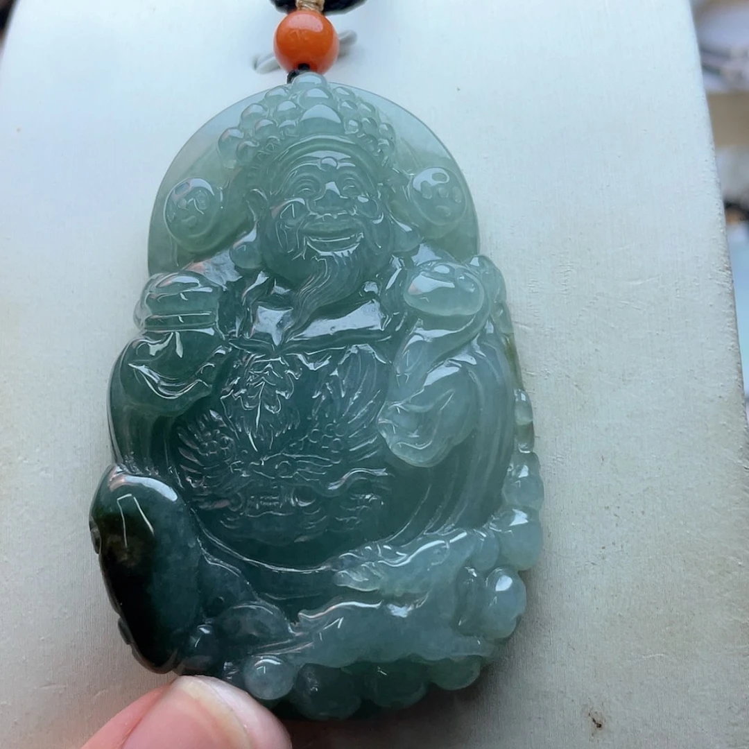 【闪购商品】颈饰未镶嵌翡翠理**熊翡翠
