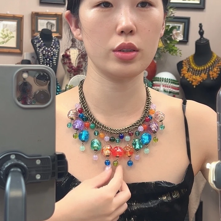 随***龄颈饰玻璃编号023 项链