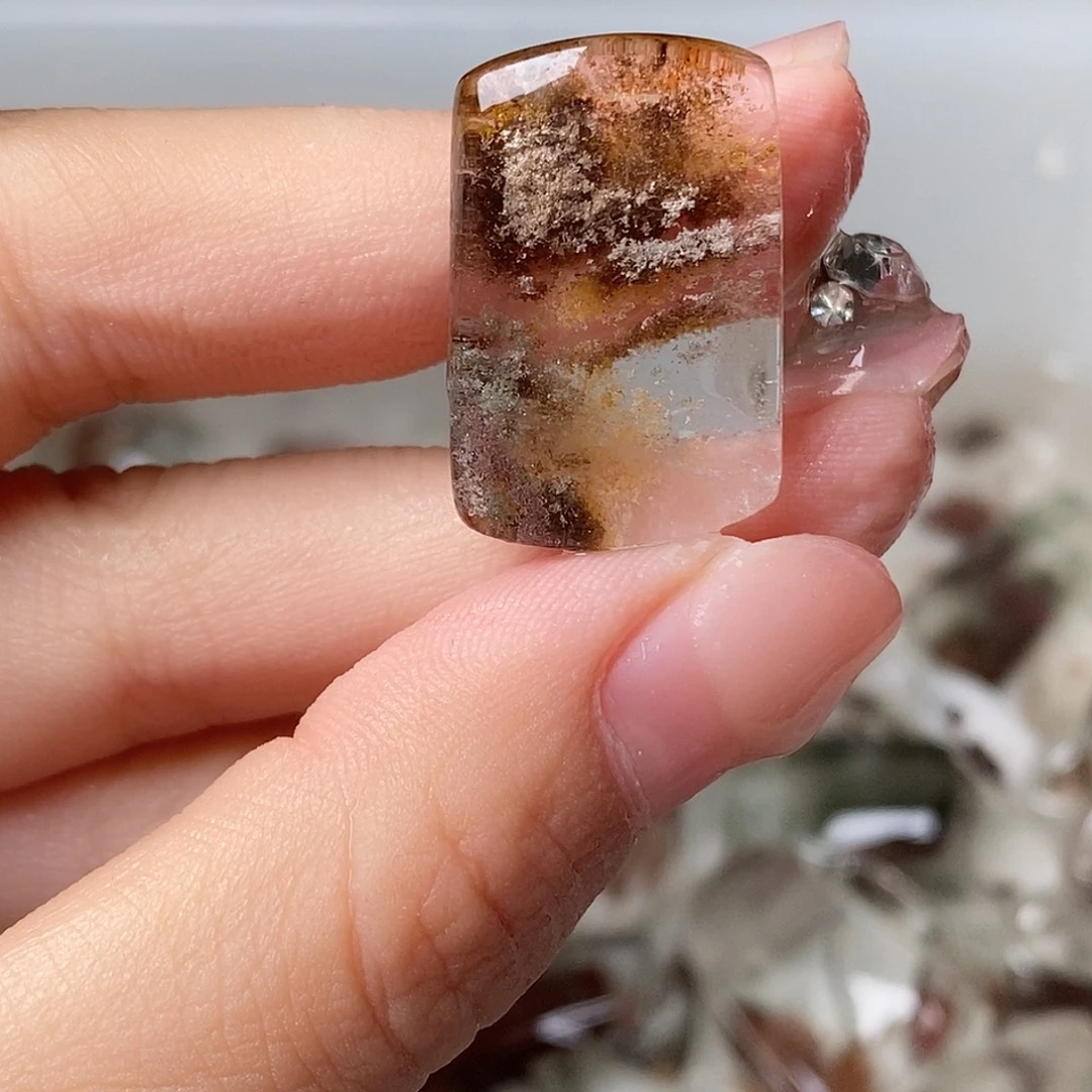 水晶颈饰银S925镶嵌
