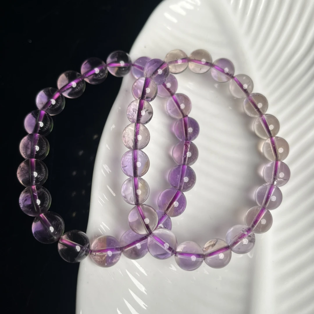 透体紫黄手串B1006多样性发其一