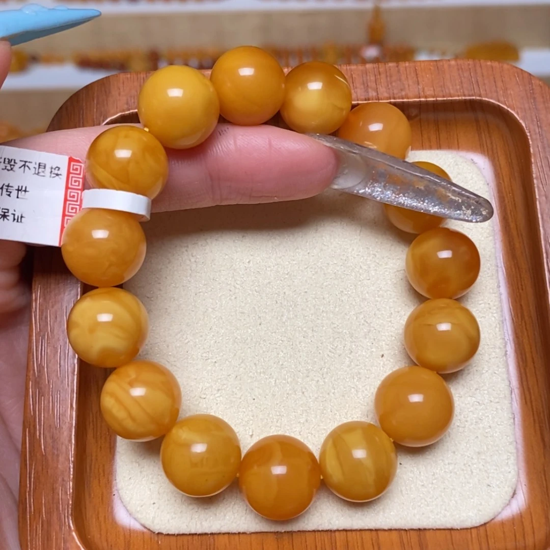 【闪购商品】未镶嵌蜜蜡手链手串