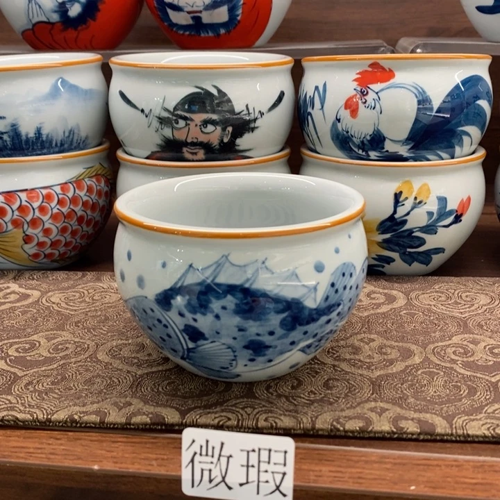 釉下老陶泥手工绘制