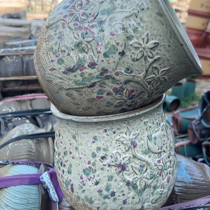 阻塞卡兰花盆高20口18瑕疵