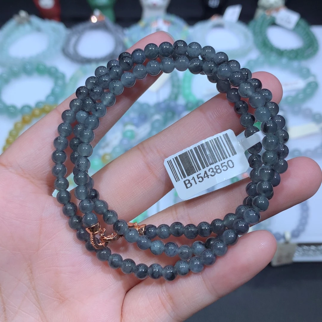 未镶嵌手串翡翠天然