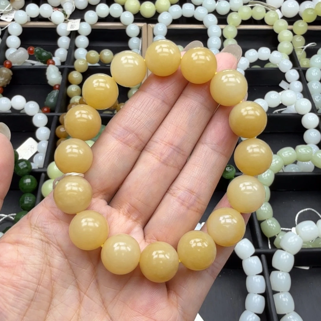 和田玉未镶嵌手链