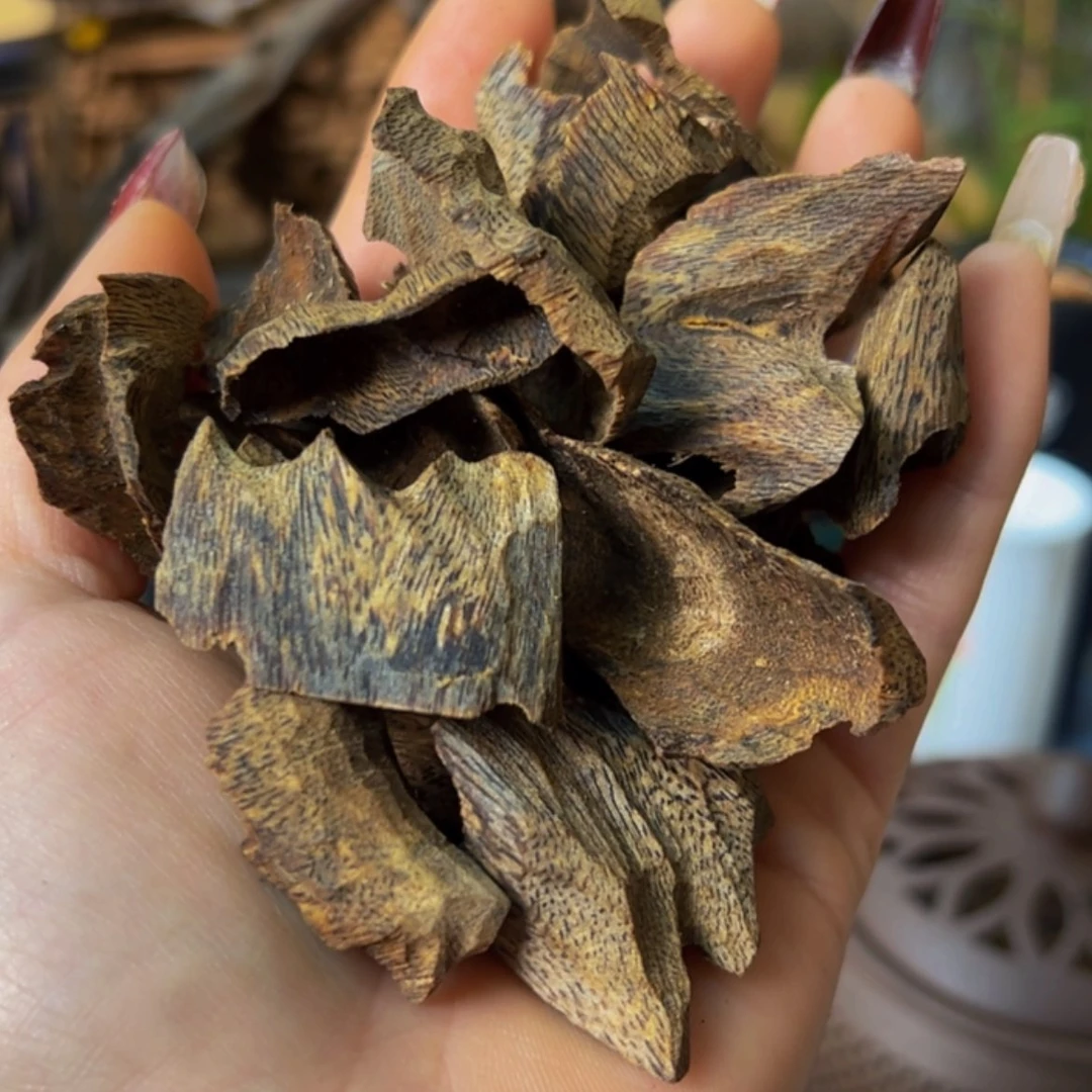 【闪购商品】沉香手把件奇楠白棋醇化老料51克