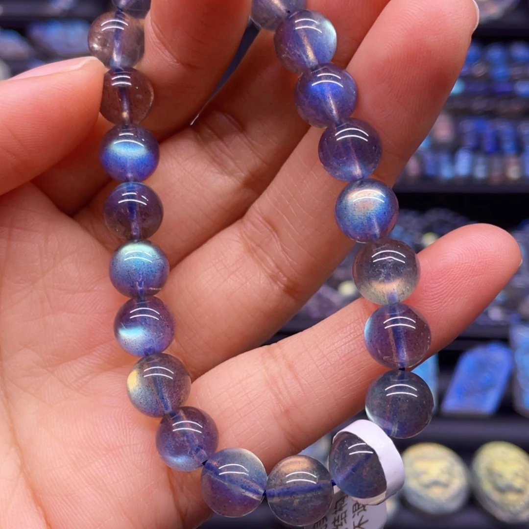 未镶嵌手串长石8.7左右