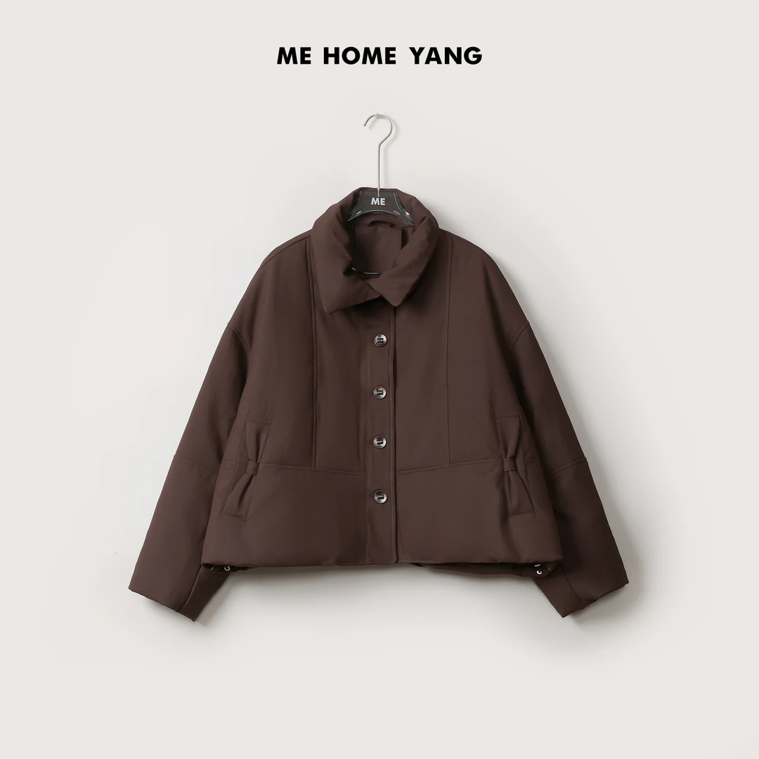 ME【中空纱蝴蝶结鹅包】云朵绵柔感白鹅绒御寒保暖羽绒服MEQA5209