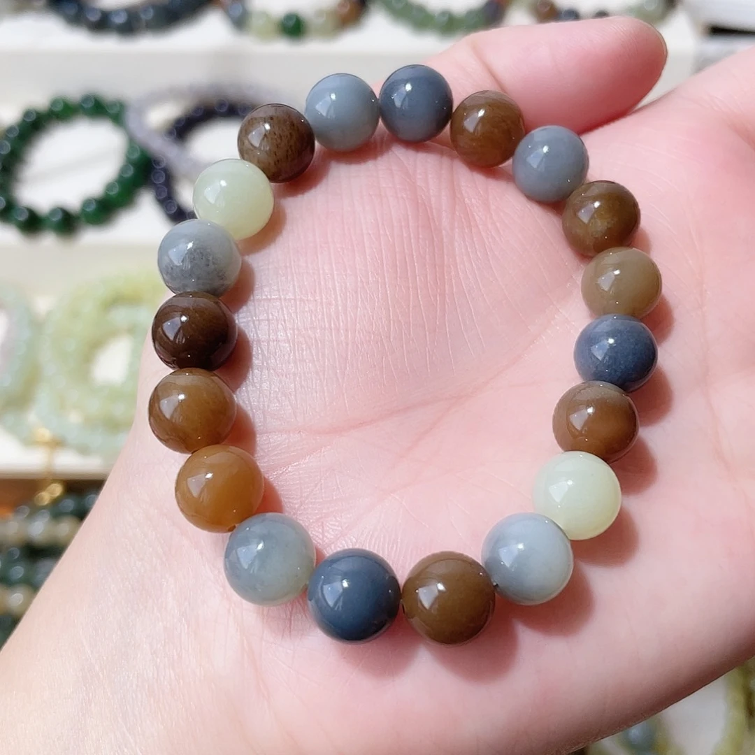 和田玉手串未镶嵌