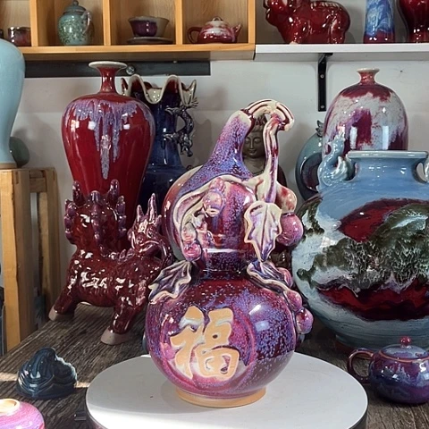 瓷片神垕镇钧瓷艺术