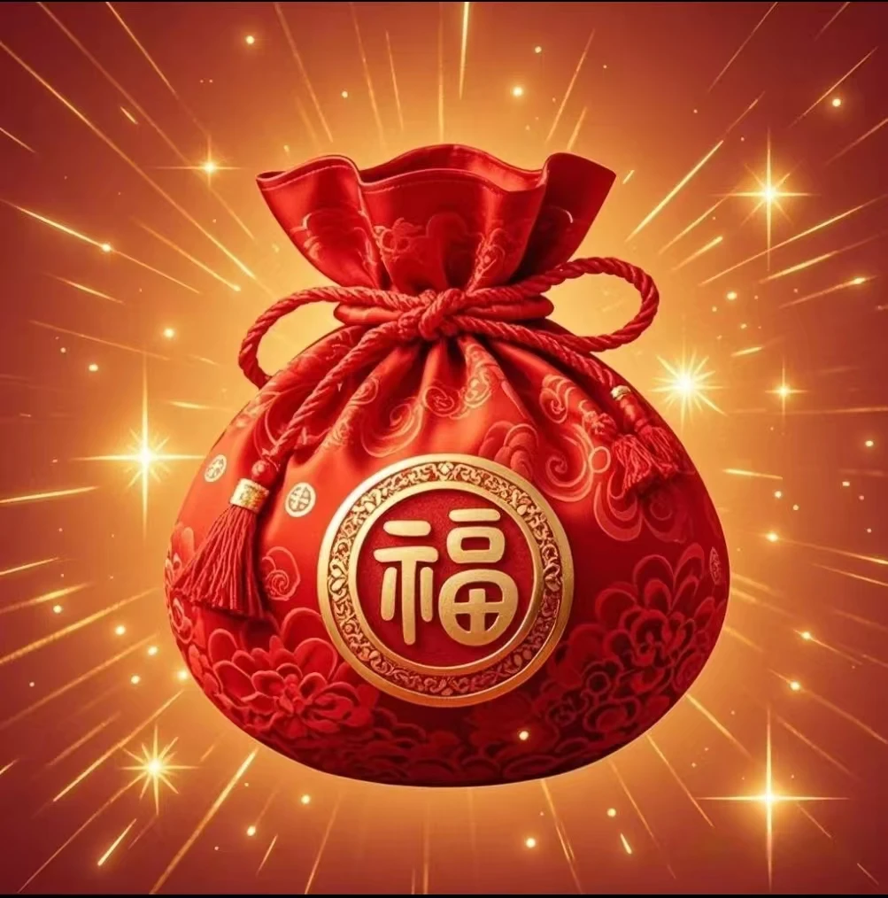 国学摆件福袋手把件