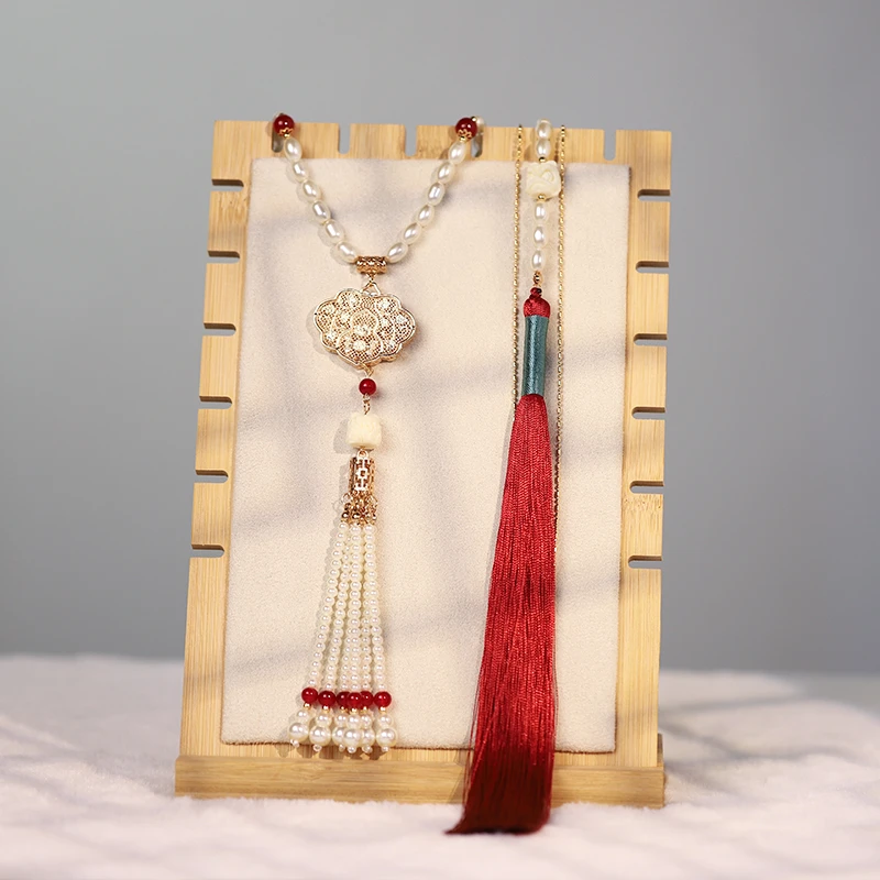 古风长命锁璎珞复古少女清新唯美新中式仙气百搭汉服配饰