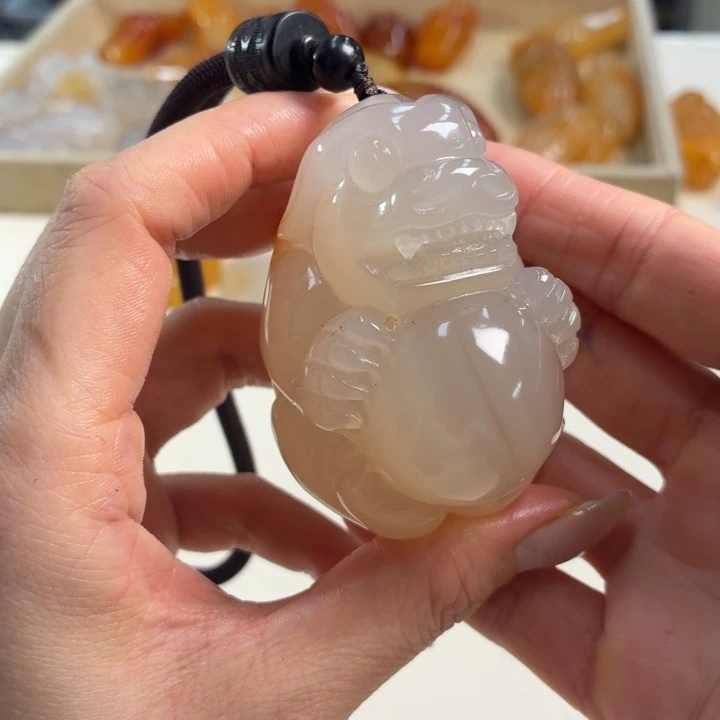 玛瑙/玉髓吊坠(不含链)未镶嵌