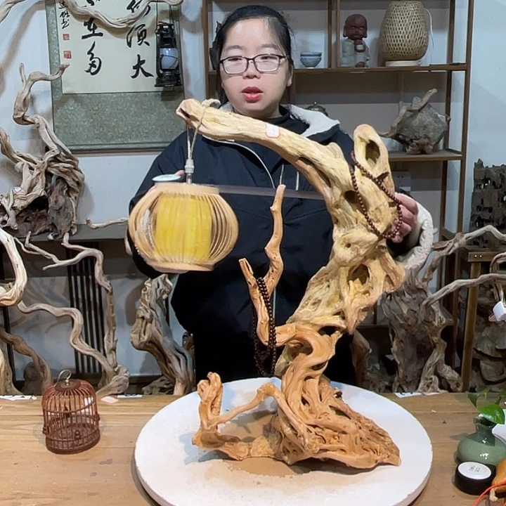 木杜鹃根根艺摆件2