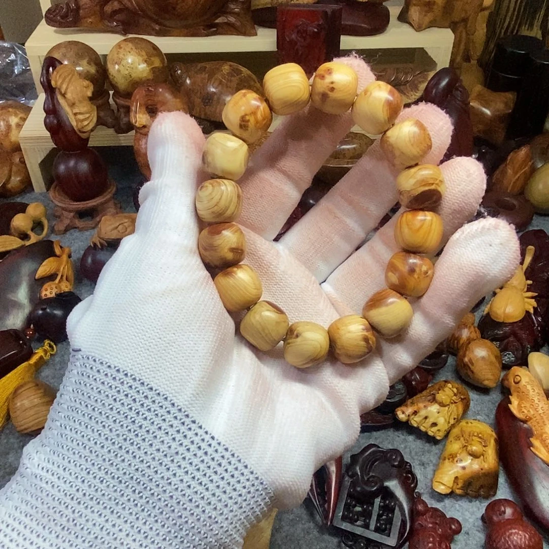 無***芒小叶紫檀手串/手链太行崖柏手串