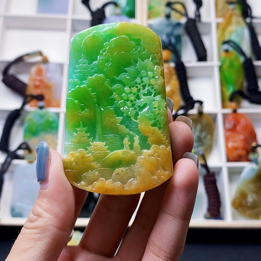 6***顺定制翡翠未镶嵌翡翠A货