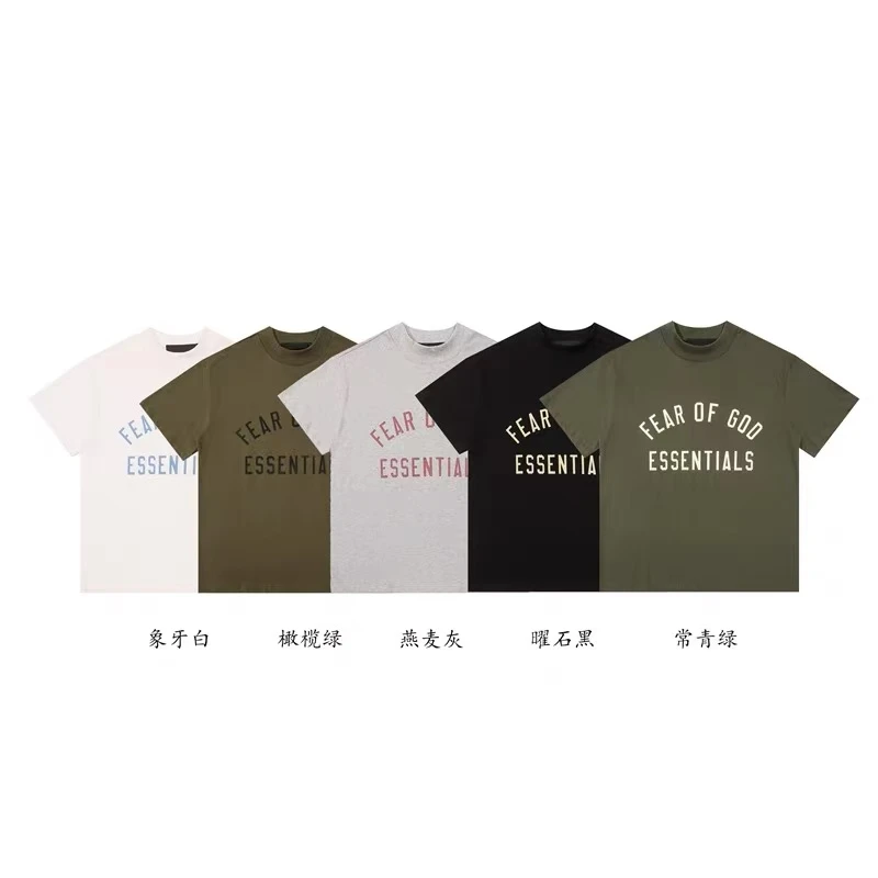 ESS校园系列短袖印花宽松时尚休闲夏季