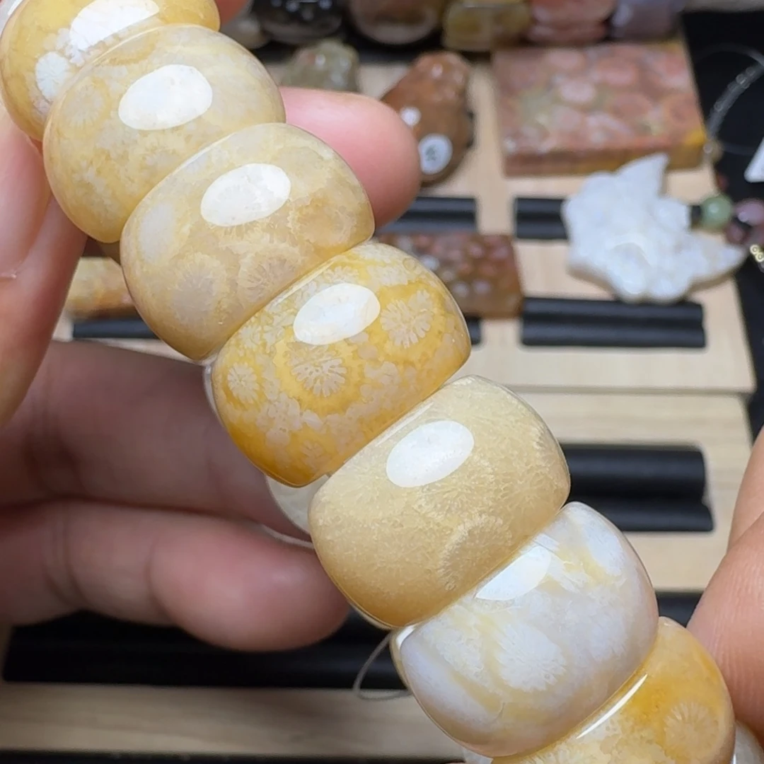 未镶嵌纯天然色有机玉石保真色硅化玉