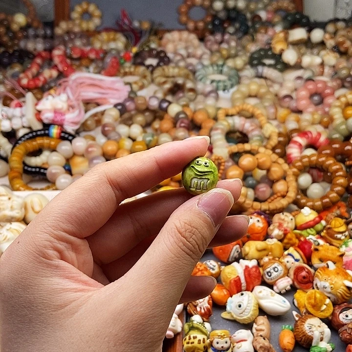 红***茶菩提根/象牙果吊坠15