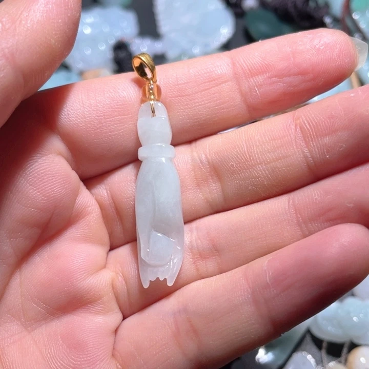 【闪购商品】翡翠颈饰未镶嵌繁****o天然翡翠