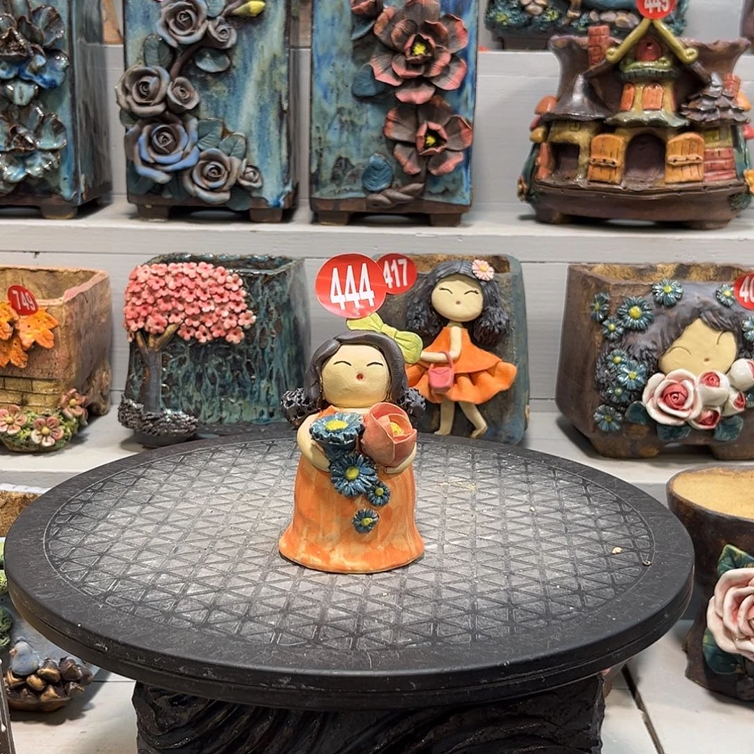 444 号陶然花器手工花盆