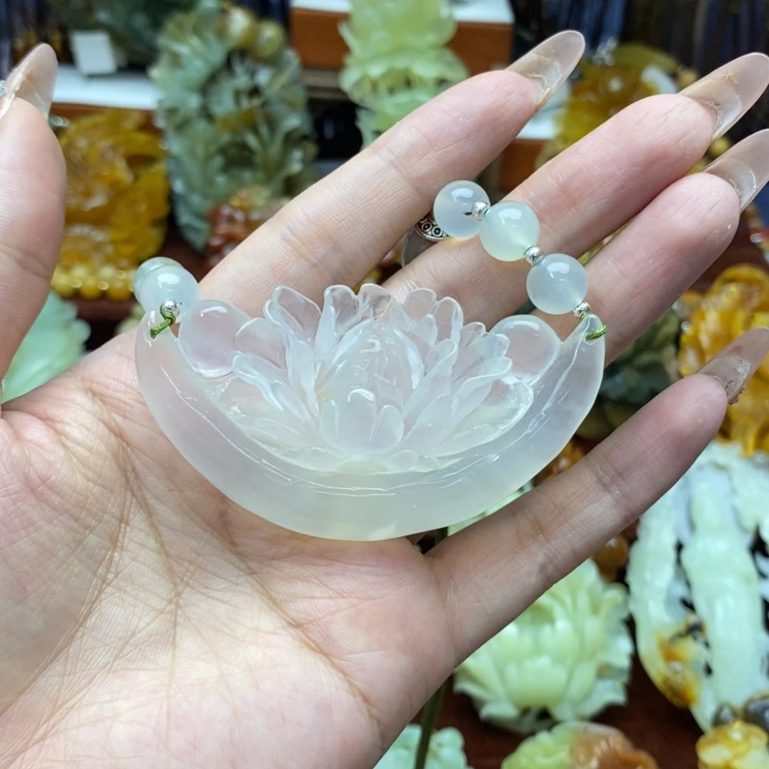 蛇纹石玉未镶嵌项链