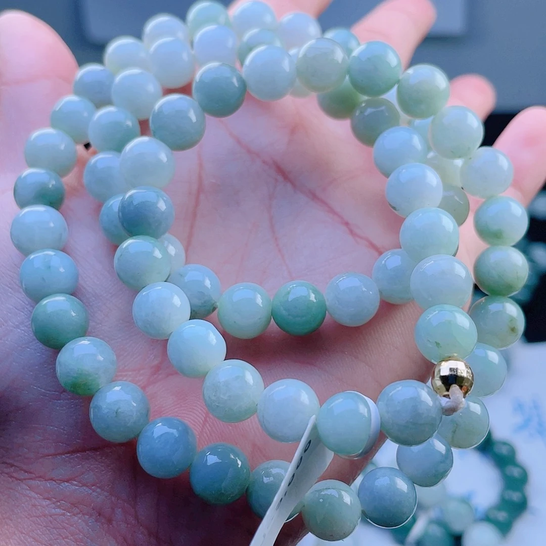 定制翡翠未镶嵌珠串