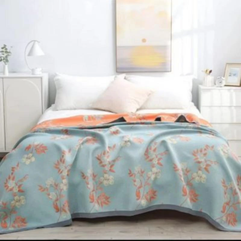 【山果果】200*230cm可铺可盖多层纱布亲肤通用高端床盖