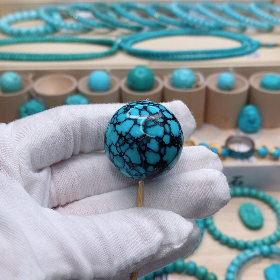 绿松石珠宝奇石未镶嵌