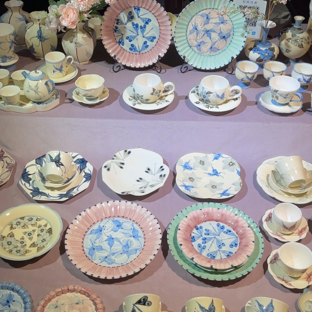 摆件陶可爱的鸭鸭鸭鸭