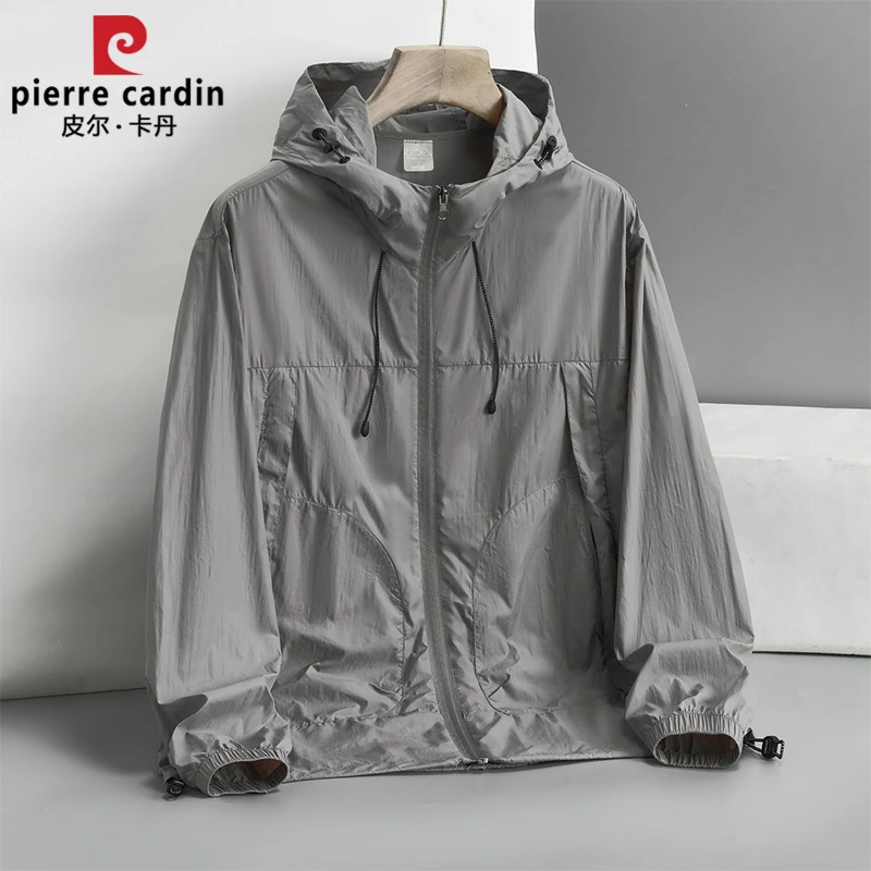 皮尔卡丹2025夏季新款UPF50+防晒衣男女款轻薄透气防紫外线防晒服