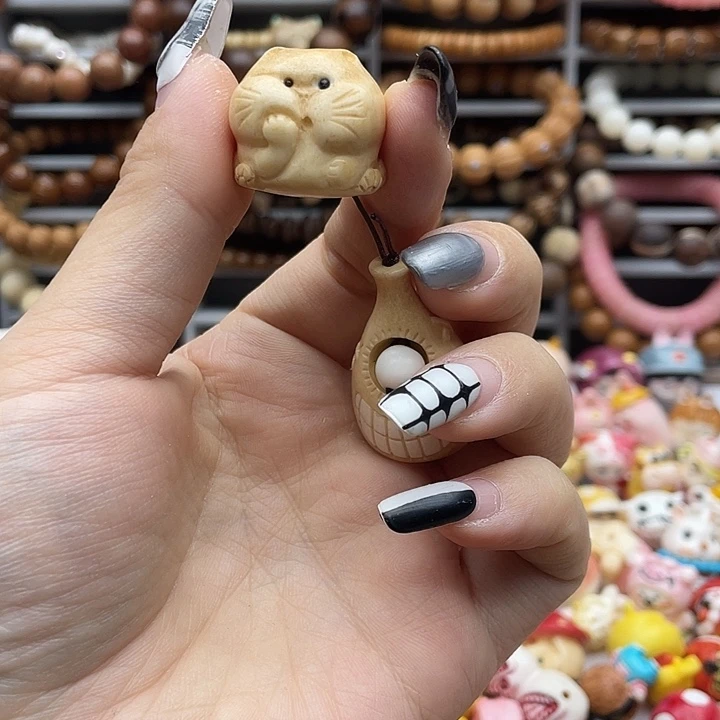 非金属根付娃娃1个