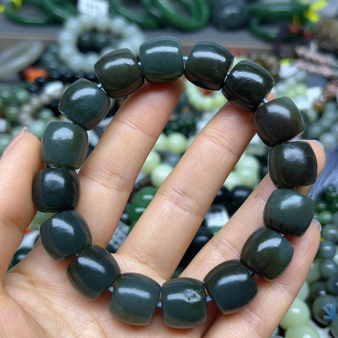 和田玉未镶嵌手链