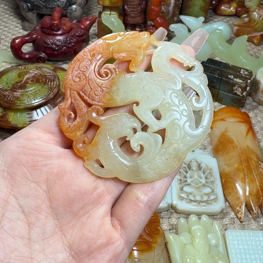 白玉菩提吊坠挂件