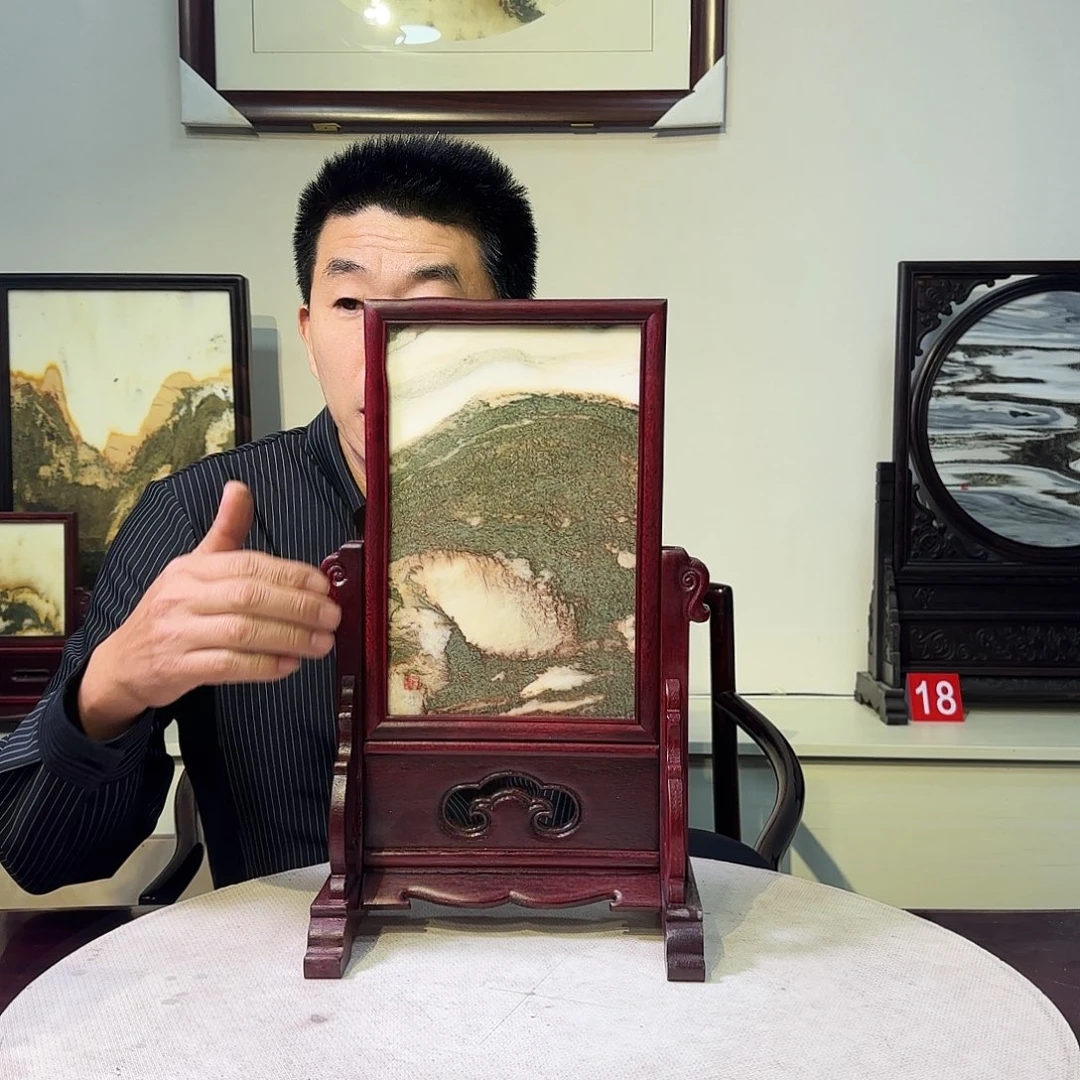 石材天然大理石画25×40