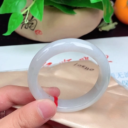 翡翠手镯未镶嵌正圈017