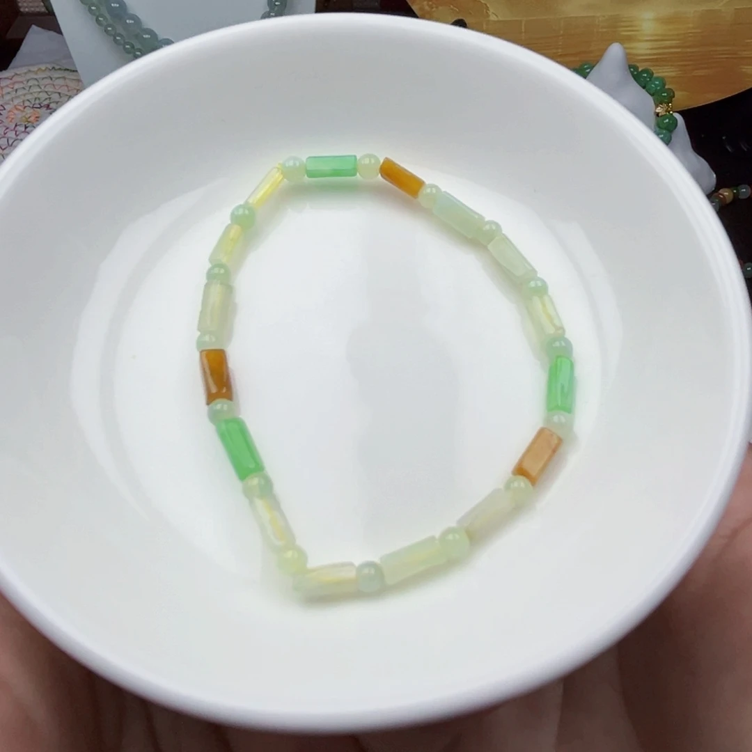 未镶嵌手链翡翠手串